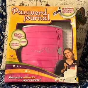 Password journal